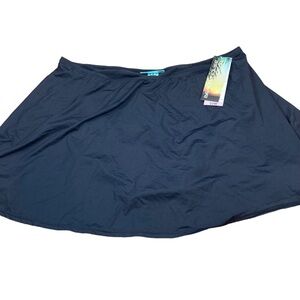 NWT Beach House Black Swim Skirt - Size 22W